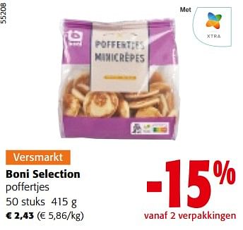Promoties Boni selection poffertjes - Boni - Geldig van 10/04/2024 tot 23/04/2024 bij Colruyt