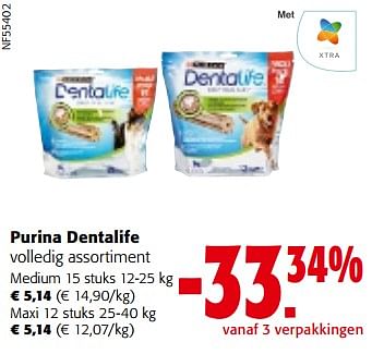 Promoties Purina dentalife volledig assortiment - Purina - Geldig van 10/04/2024 tot 23/04/2024 bij Colruyt