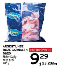 Argentijnse roze garnalen 16-20 fisker daily-Fisker
