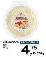 Promoties Cheesecake boni - Boni - Geldig van 10/04/2024 tot 23/04/2024 bij Alvo