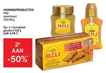 Promoties Honingproducten meli - Meli - Geldig van 10/04/2024 tot 23/04/2024 bij Alvo