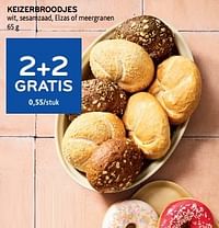Keizerbroodjes 2+2 gratis-Huismerk - Alvo