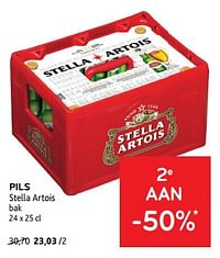 Pils stella artois 2e aan -50%-Stella Artois