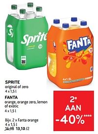 Sprite + fanta 2e aan -40%-Huismerk - Alvo