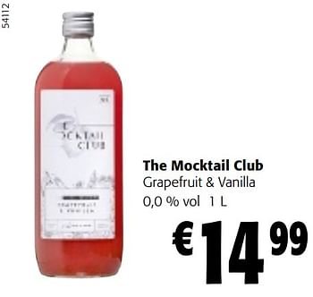 Promoties The mocktail club grapefruit + vanilla - The Mocktail Club - Geldig van 10/04/2024 tot 23/04/2024 bij Colruyt