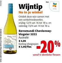 Barramundi chardonnayviognier 2022-Witte wijnen