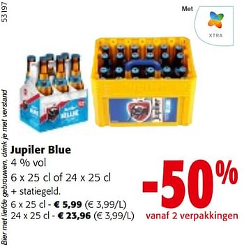 Promoties Jupiler blue - Jupiler - Geldig van 10/04/2024 tot 23/04/2024 bij Colruyt