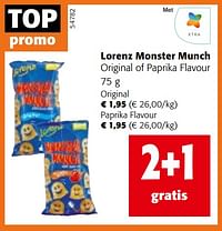 Lorenz monster munch original of paprika flavour-Lorenz Monster Munch