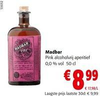 Madbar pink alcoholvrij aperitief-Madbar
