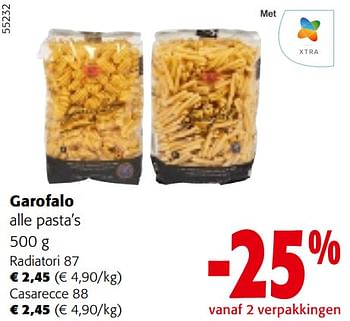 Promoties Garofalo alle pasta’s - Garofalo - Geldig van 10/04/2024 tot 23/04/2024 bij Colruyt