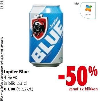 Promotions Jupiler blue - Jupiler - Valide de 10/04/2024 à 23/04/2024 chez Colruyt
