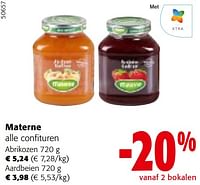 Promoties Materne alle confituren - Materne - Geldig van 10/04/2024 tot 23/04/2024 bij Colruyt