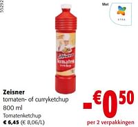 Zeisner tomaten- of curryketchup-Zeisner