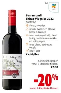 Barramundi shiraz-viognier 2022-Rode wijnen