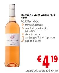 Domaine saint-andré rosé 2023-Rosé wijnen