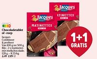 Matinettes met melkchocolade-Jacques