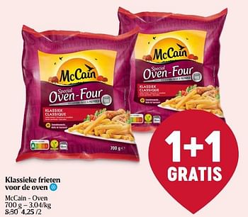 Promoties Klassieke frieten voor de oven - Mc Cain - Geldig van 11/04/2024 tot 17/04/2024 bij Delhaize