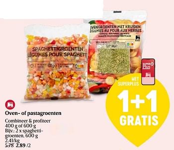 Promoties Spaghettigroenten - Huismerk - Delhaize - Geldig van 11/04/2024 tot 17/04/2024 bij Delhaize