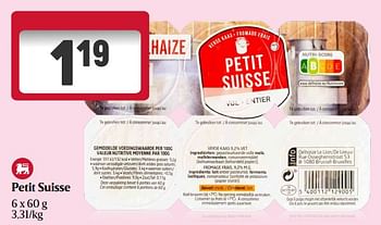 Promoties Petit suisse - Huismerk - Delhaize - Geldig van 11/04/2024 tot 17/04/2024 bij Delhaize
