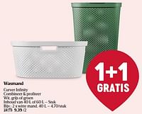Wasmand witte mand-Curver