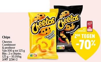 Promotions Chips chipito - Cheetos  - Valide de 11/04/2024 à 17/04/2024 chez Delhaize
