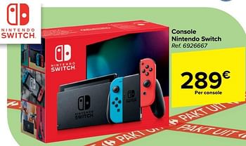 Promotions Console nintendo switch - Nintendo - Valide de 10/04/2024 à 22/04/2024 chez Carrefour