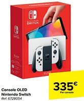 Promoties Console oled nintendo switch - Nintendo - Geldig van 10/04/2024 tot 22/04/2024 bij Carrefour