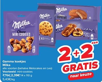 Promotions Mini cookies - Milka - Valide de 10/04/2024 à 22/04/2024 chez Carrefour