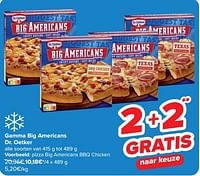 Pizza big americans bbq chicken-Dr. Oetker