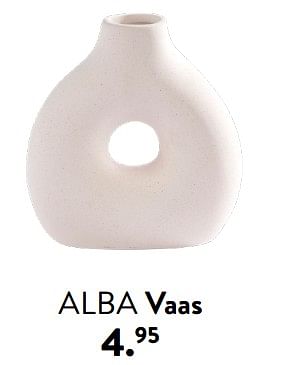 Promoties Alba vaas - Huismerk - Casa - Geldig van 28/03/2024 tot 01/05/2024 bij Casa