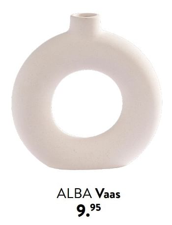 Promoties Alba vaas - Huismerk - Casa - Geldig van 28/03/2024 tot 01/05/2024 bij Casa