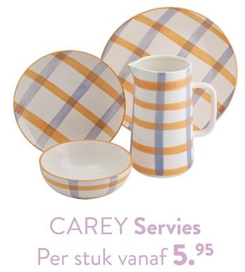 Promotions Carey servies - Produit maison - Casa - Valide de 28/03/2024 à 01/05/2024 chez Casa