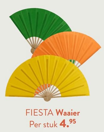Promotions Fiesta waaier - Produit maison - Casa - Valide de 28/03/2024 à 01/05/2024 chez Casa