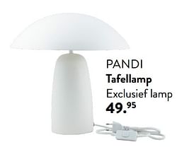 Pandi tafellamp exclusief lamp