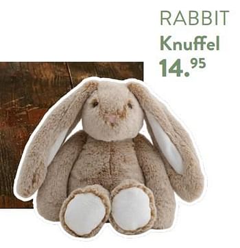 Promoties Rabbit knuffel - Huismerk - Casa - Geldig van 28/03/2024 tot 01/05/2024 bij Casa