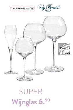 Super wijnglas