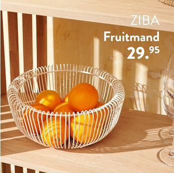 Promotions Ziba fruitmand - Produit maison - Casa - Valide de 28/03/2024 à 01/05/2024 chez Casa