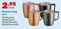 Promoties Flashy mug - Huismerk - Happyland - Geldig van 02/04/2024 tot 04/05/2024 bij Happyland