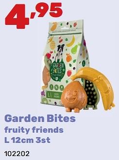 Promotions Garden bites fruity friends l - Duvo - Valide de 02/04/2024 à 04/05/2024 chez Happyland