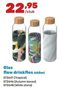 Glas flow drinkfles-Quokka