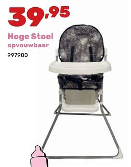 Promotions Hoge stoel opvouwbaar - Produit maison - Happyland - Valide de 02/04/2024 à 04/05/2024 chez Happyland