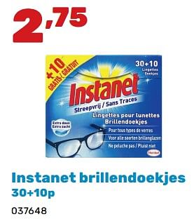 Promoties Instanet brillendoekjes - Instanet - Geldig van 02/04/2024 tot 04/05/2024 bij Happyland