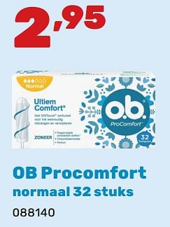 Promotions Ob procomfort normaal - OB - Valide de 02/04/2024 à 04/05/2024 chez Happyland