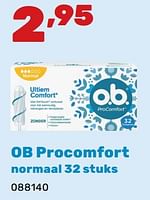Promoties Ob procomfort normaal - OB - Geldig van 02/04/2024 tot 04/05/2024 bij Happyland