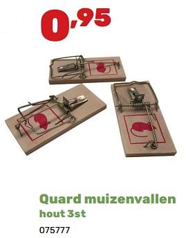 Promotions Quard muizenvallen hout - Produit maison - Happyland - Valide de 02/04/2024 à 04/05/2024 chez Happyland