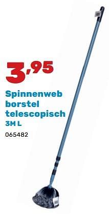 Promoties Spinnenweb borstel telescopisch - Huismerk - Happyland - Geldig van 02/04/2024 tot 04/05/2024 bij Happyland