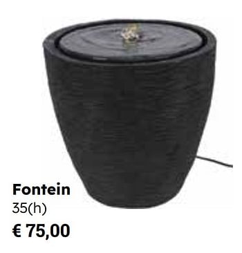 Promotions Fontein - Produit Maison - Europoint - Valide de 25/03/2024 à 12/05/2024 chez Europoint