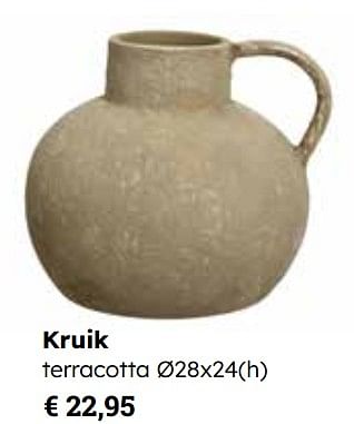 Promotions Kruik terracotta - Produit Maison - Europoint - Valide de 25/03/2024 à 12/05/2024 chez Europoint