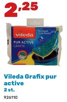 Promotions Vileda grafix pur active - Vileda - Valide de 02/04/2024 à 04/05/2024 chez Happyland