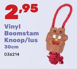 Vinyl boomstam knoop-lus